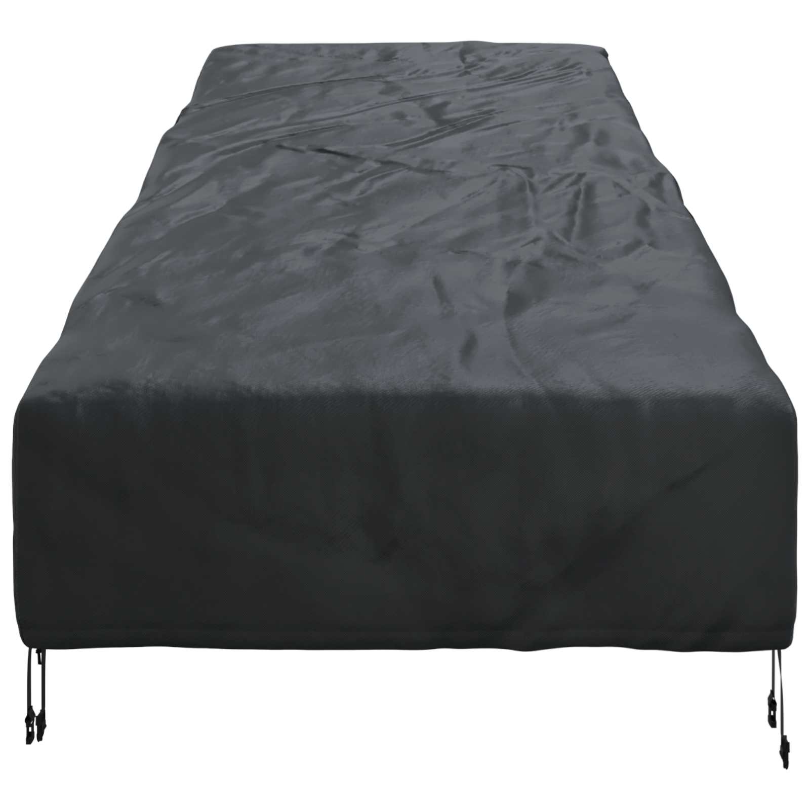 Abdeckung für Möbel für den Outdoor Schwarz 195 x 76 x 82 cm