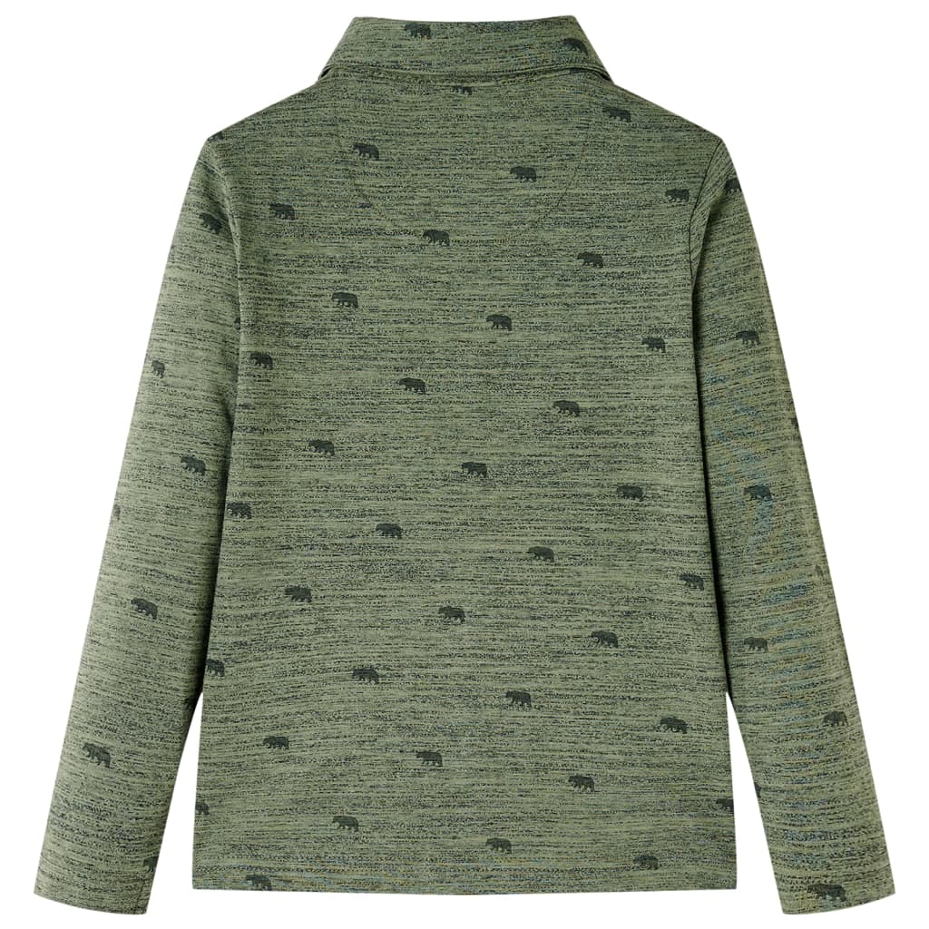 Kinderhemd Khaki Melange 104