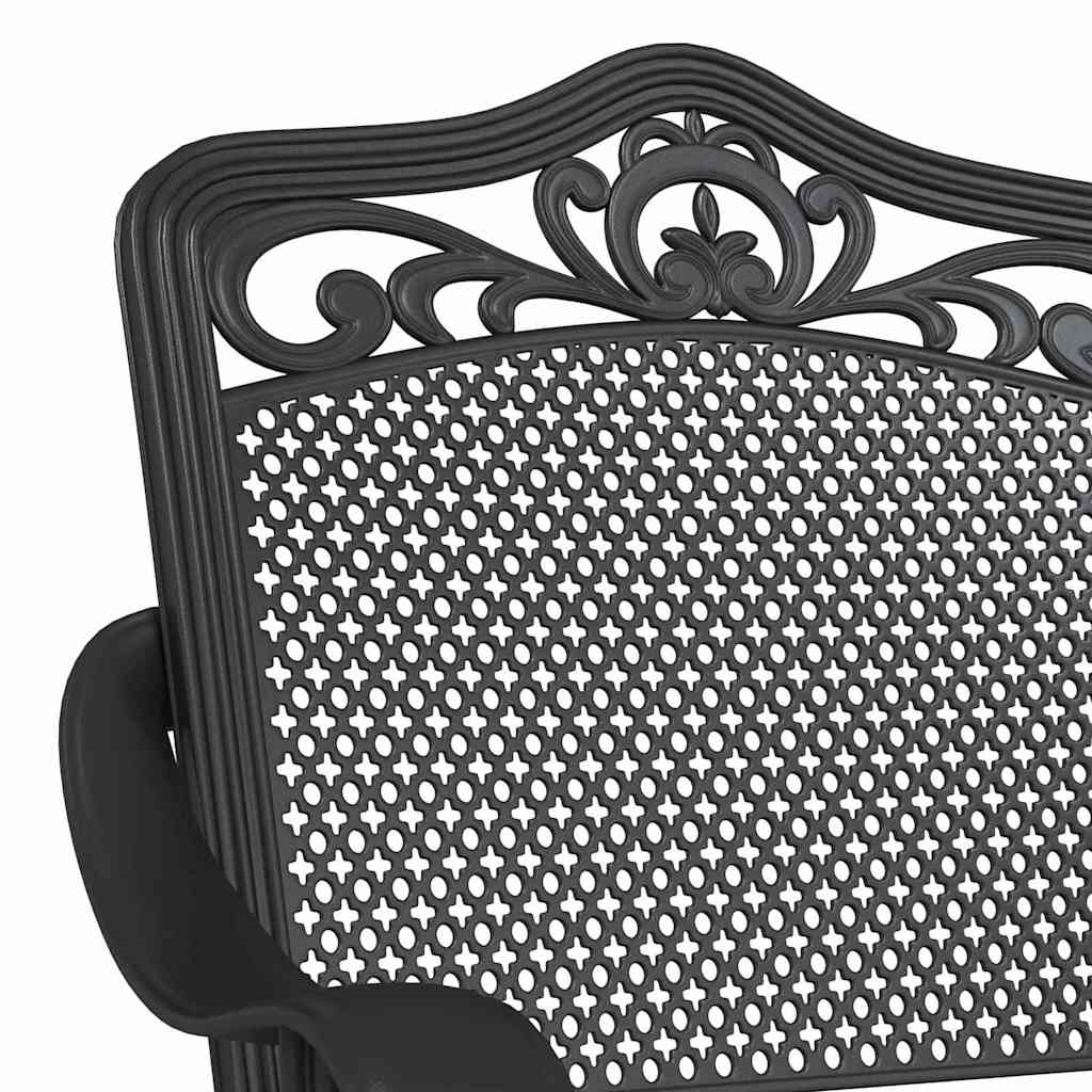 Gartenstuhl 2 pcs Bronze 55 x 55 x 92,5cm Aluminium