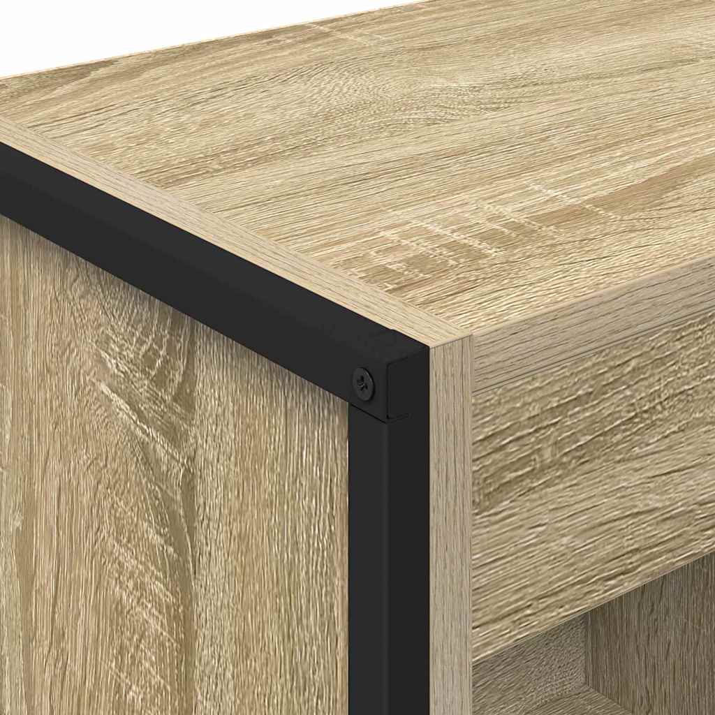 Bücherregal 2 pcs Schwarz Eichen-Optik 60 x 30 x 189,5 cm