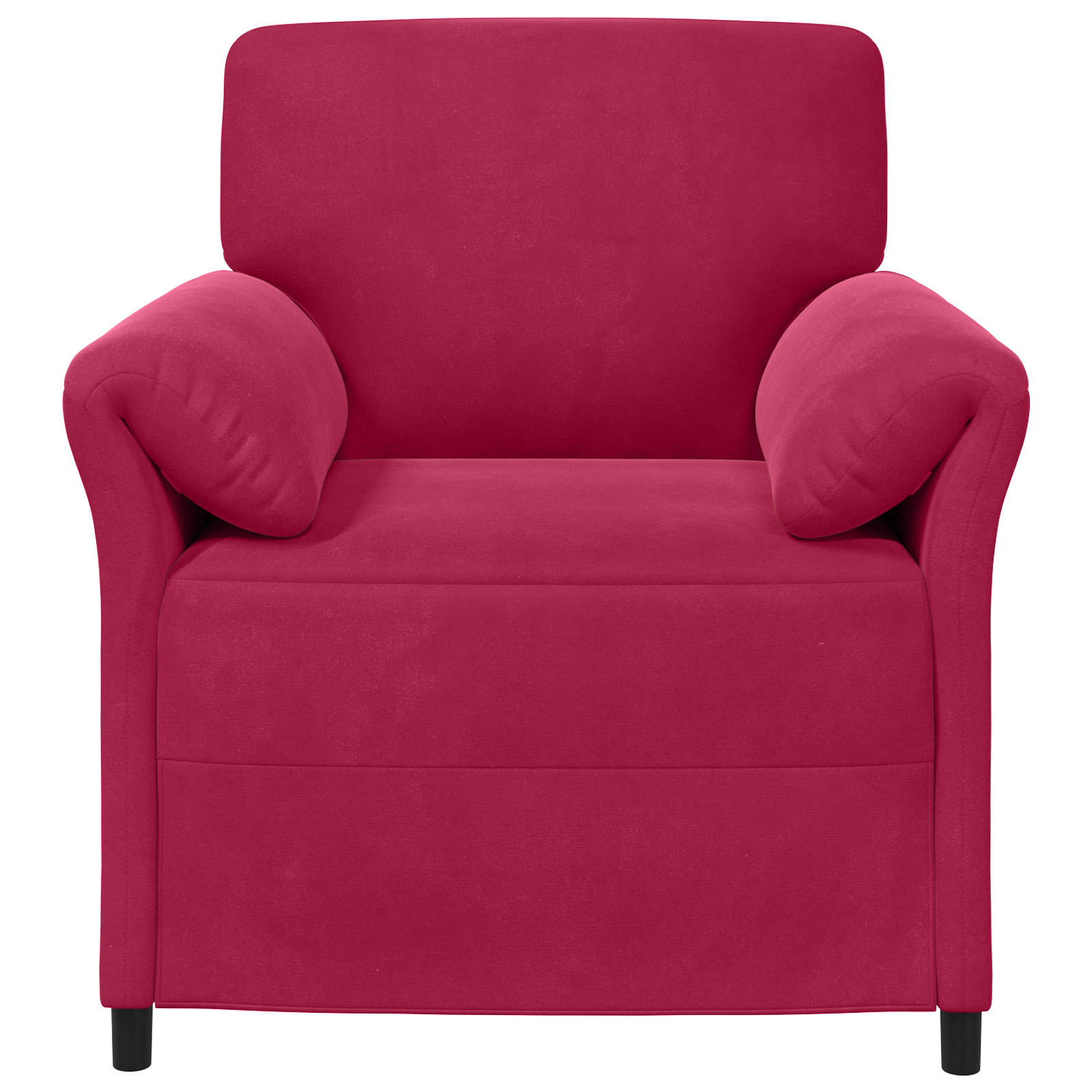 1-Sitzer Sofa Hellgrau 88 x 83 x 95 cm Samt