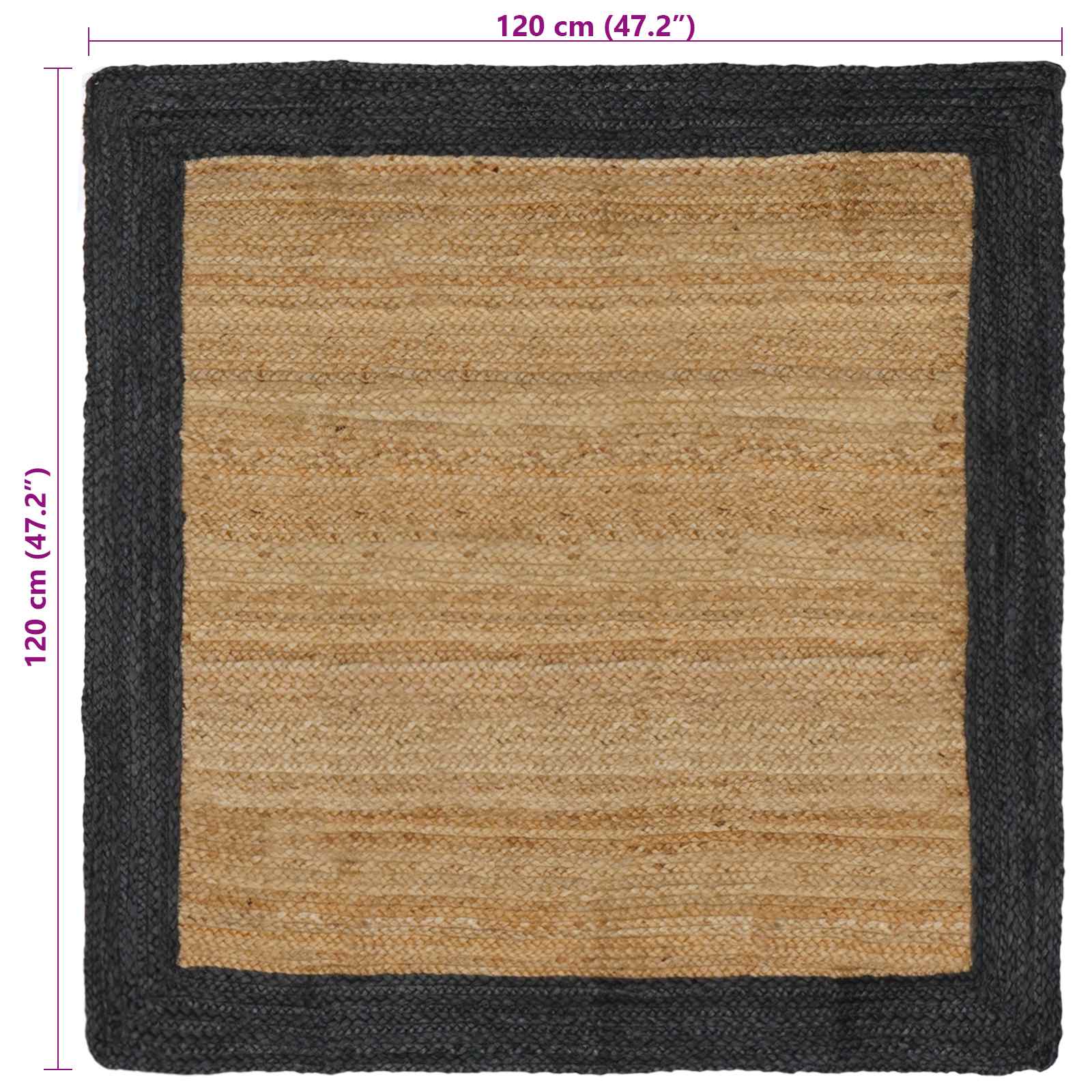 Bereichsteppiche Grau 60 x 110 cm Jute