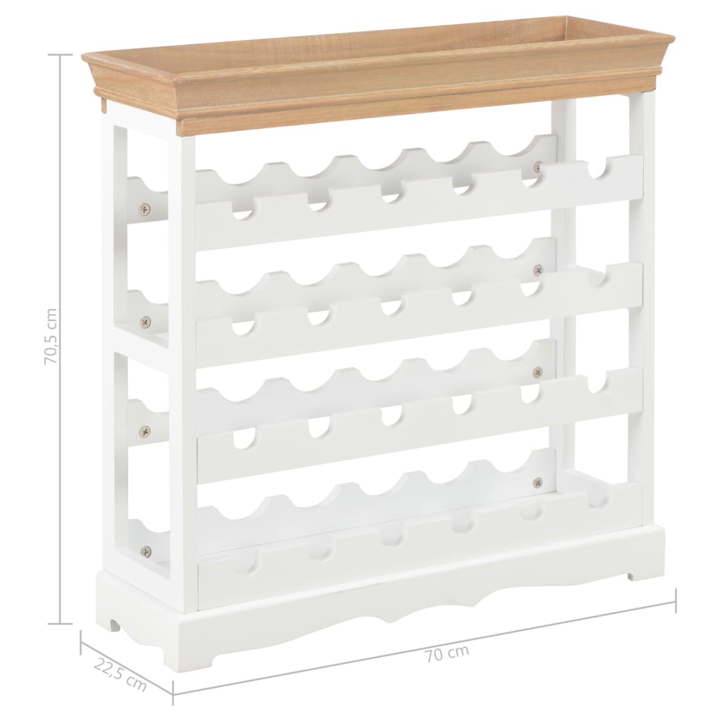 Weinschrank Abreu Weiß