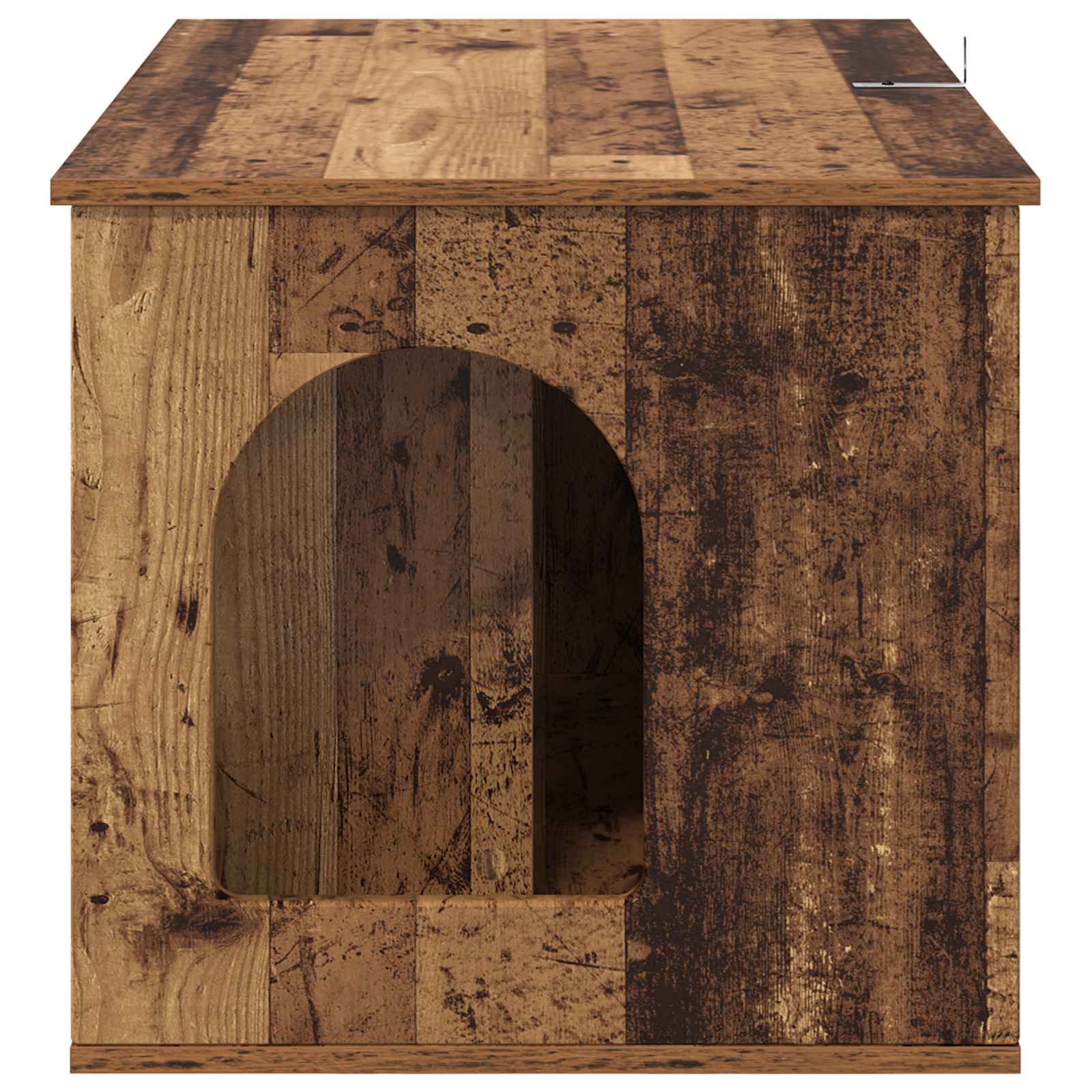 Katzenhaus Weiß 85 x 55 x 50,5 cm Holzwerkstoff