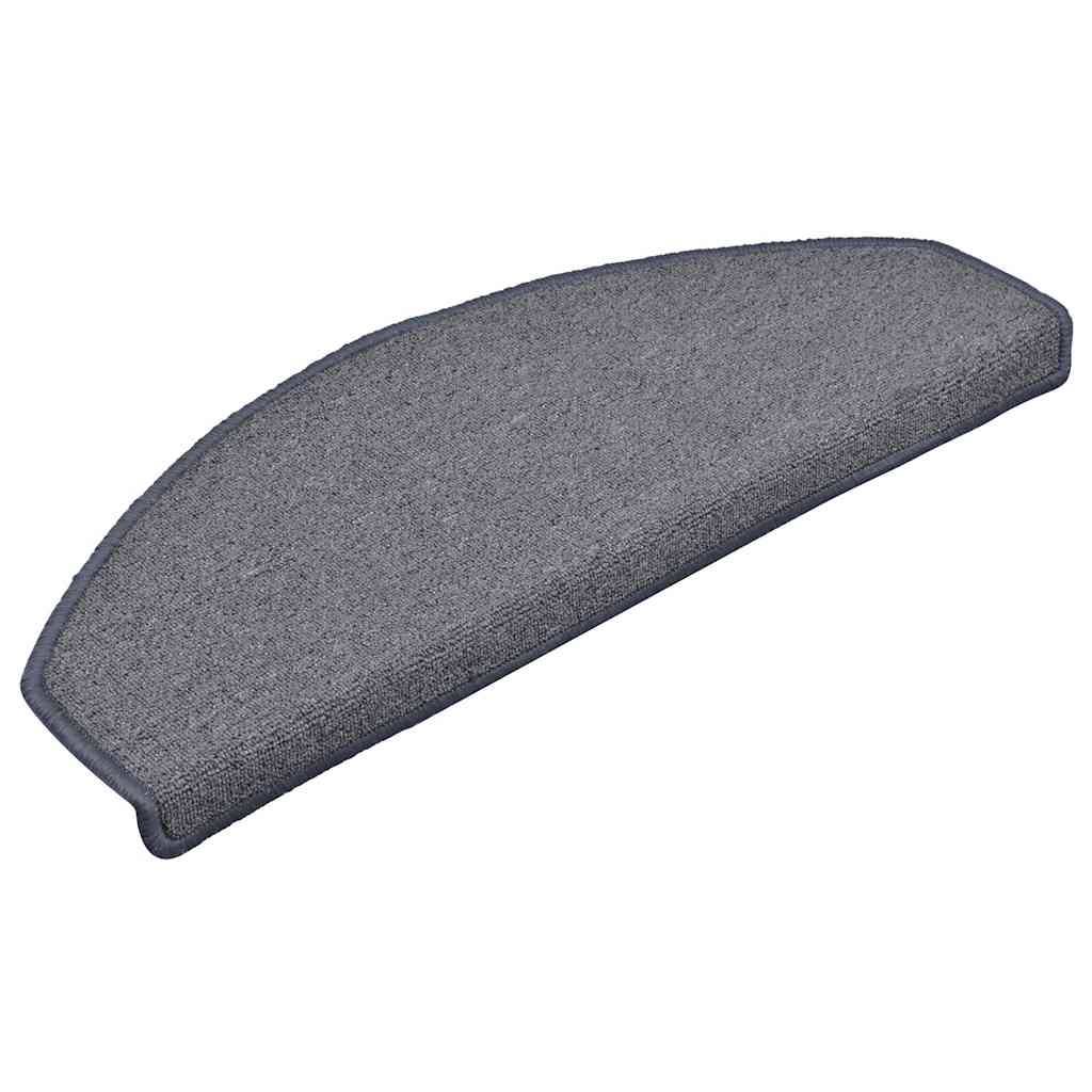 Stufenmatten 15 Stk. 56x17x3 cm Anthrazit Halbrund