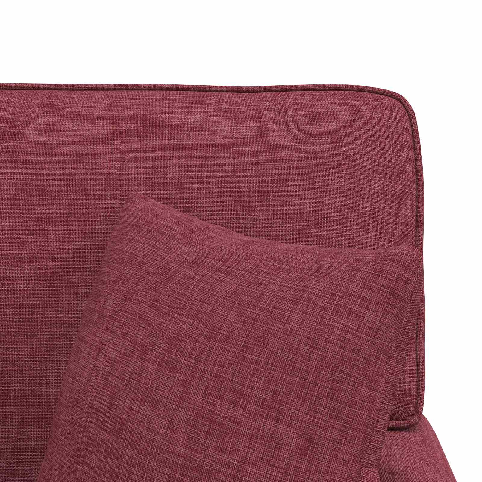 Chaise Lounge mit Rock mit Kissen 3 pcs Hellgrau Stoff