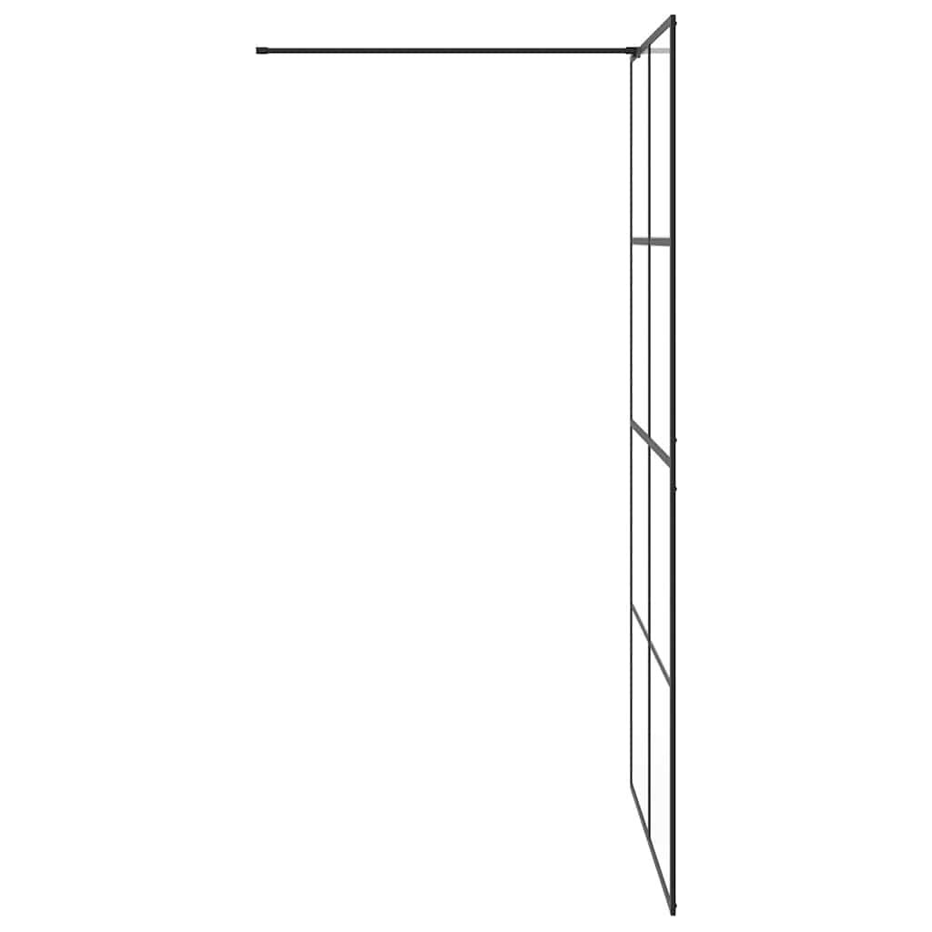 Duschwand für Begehbare Dusche mit Klarem ESG Glas 80x195 cm