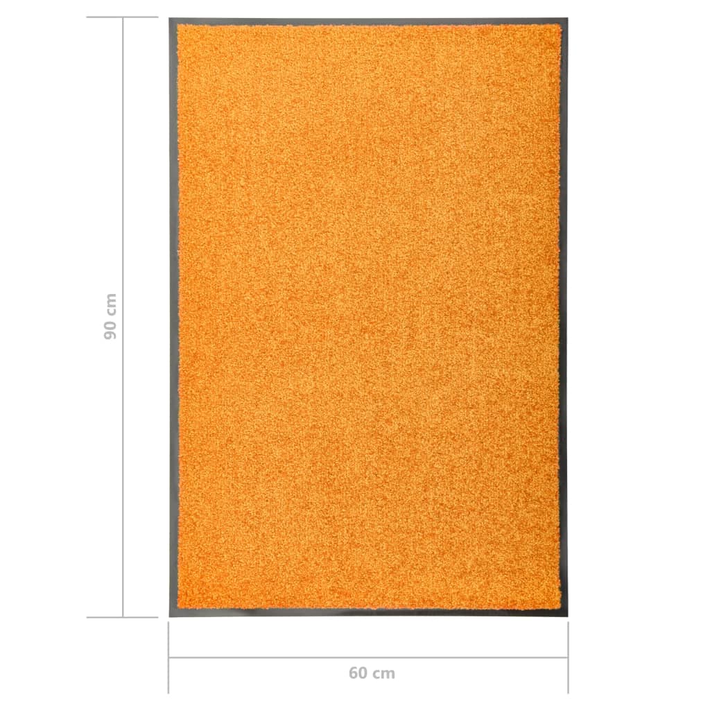 Fußmatte Waschbar Anthrazit 120x180 cm