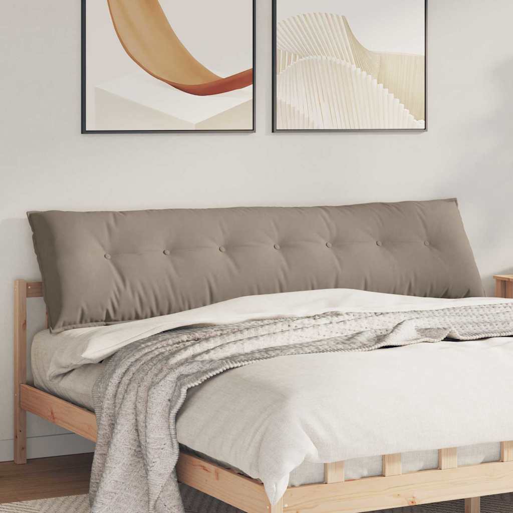 Rückenkissen Taupe 50 x 45 cm Mikrofaserstoff