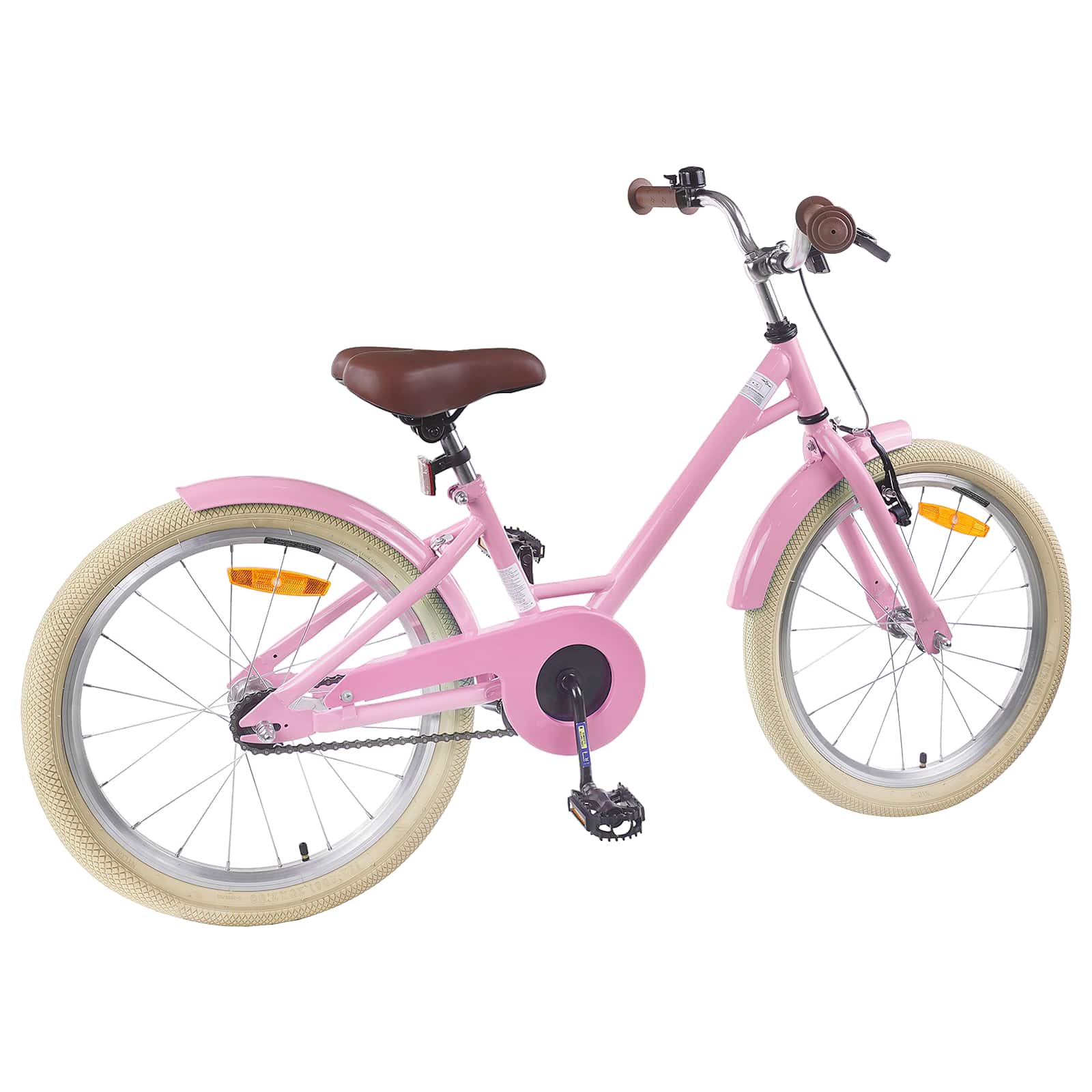 Kinderfahrrad 12 Zoll für 2-4 Jahre alt Hellrosa