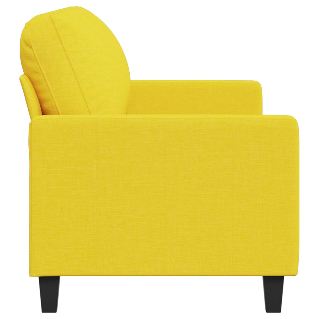 3-Sitzer-Sofa Hellgrau 180 cm Stoff