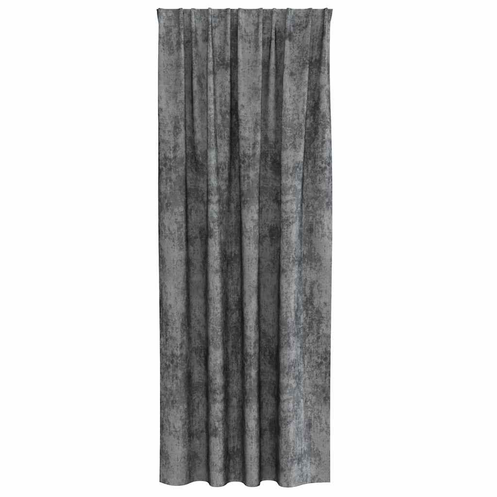 Samtvorhänge mit Vorhängen 2 pcs Weinrot 140 x 140 cm Samt