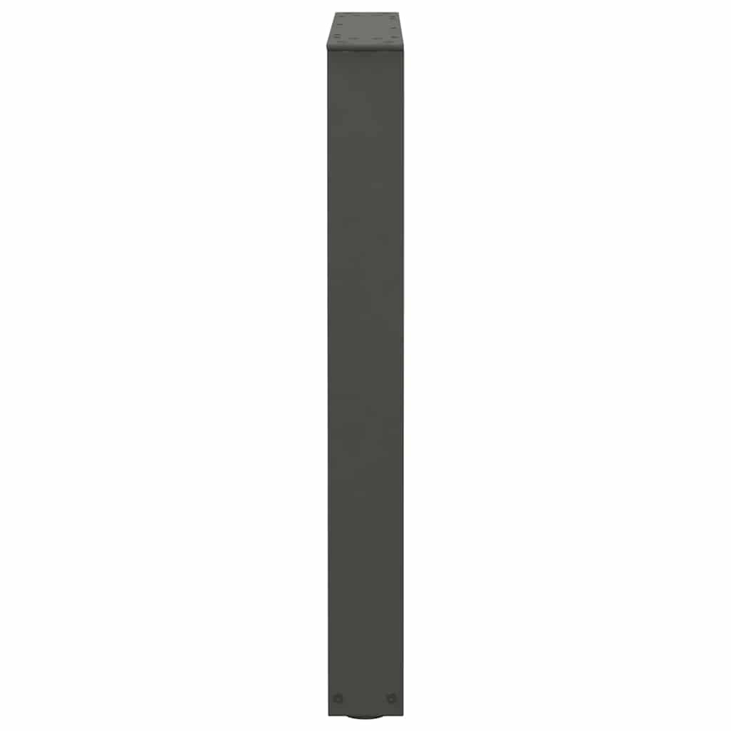 Couchtischbeine V-Form 2 Stück Schwarz 30x(30-31,3) cm Stahl