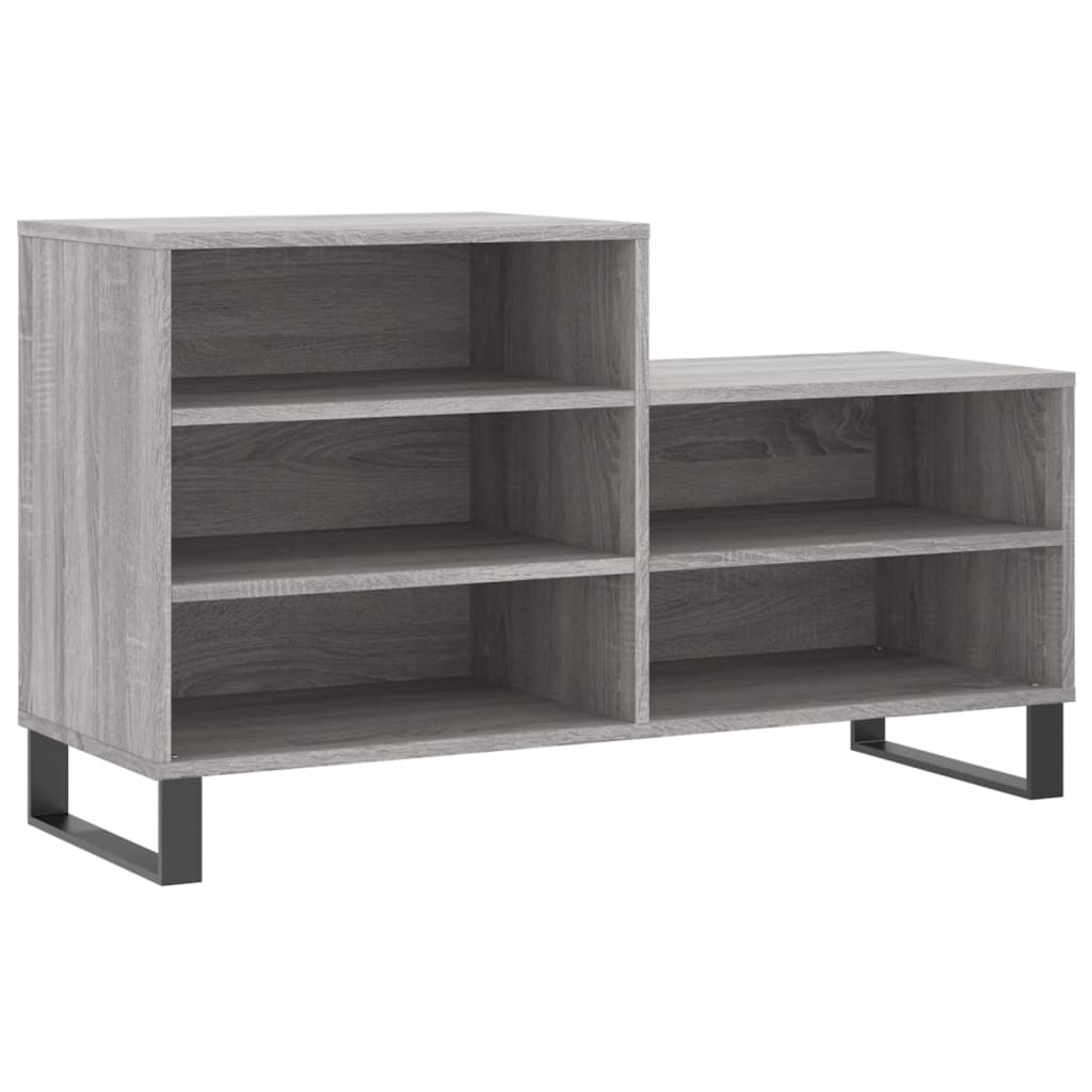 Schuhregal Weiß 102x36x60 cm Holzwerkstoff