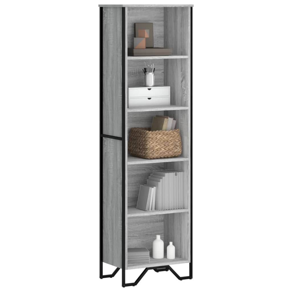 Bücherregal Schwarz 80x31x169 cm Holzwerkstoff