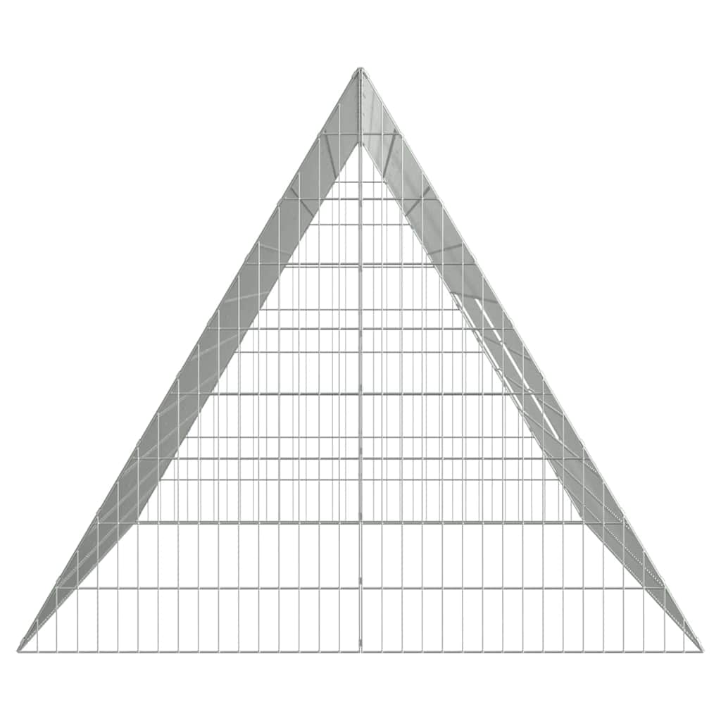 Hühnerkäfig Silber 110 x 55 x 55 cm Verzinkter Stahl
