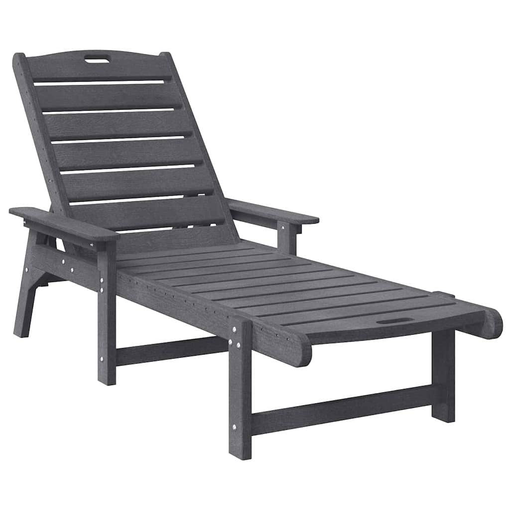 Sonnenliege 2 pcs Weiß 195,5 x 53 x 98,5 cm Polyethylen