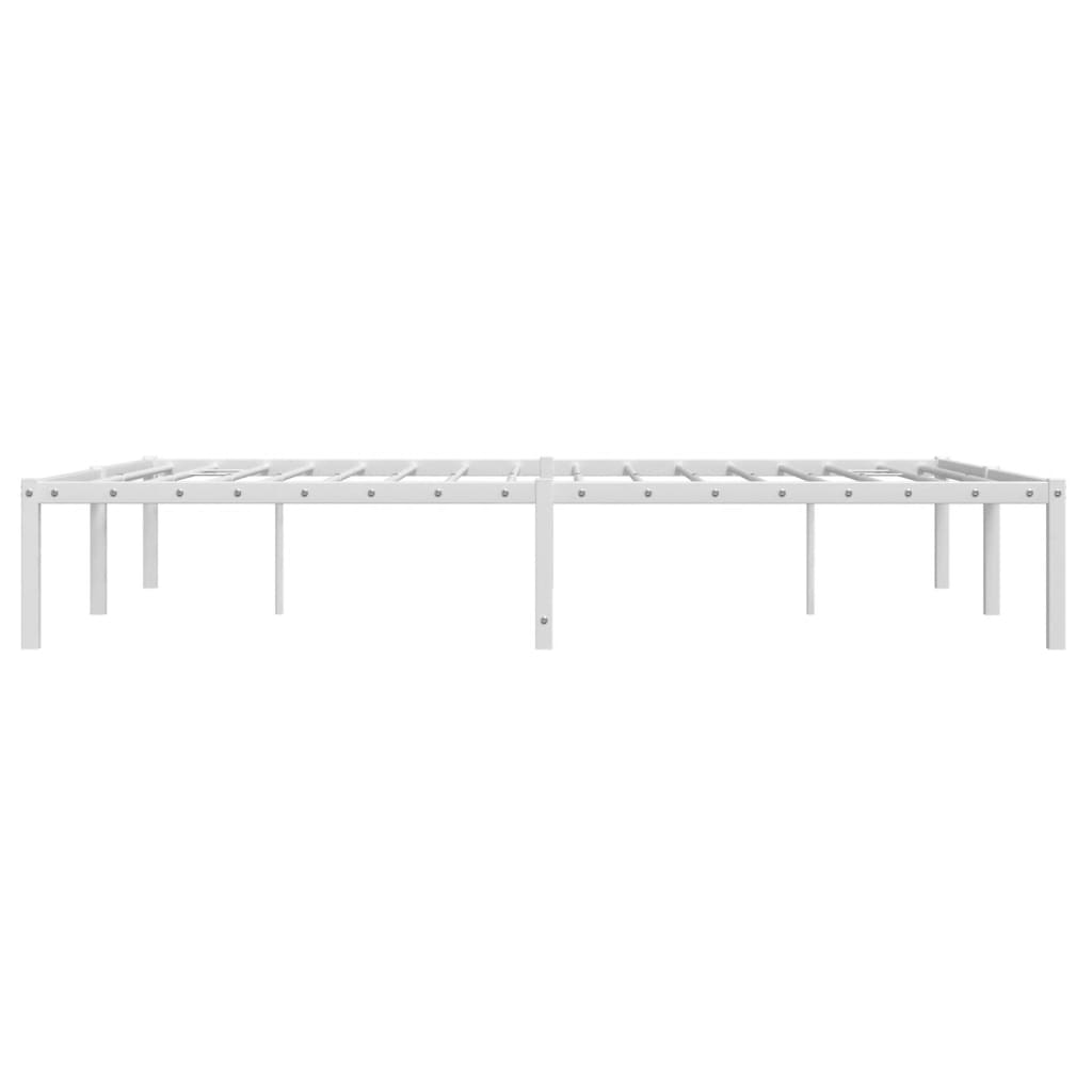 Bettgestell Metall Schwarz 75x190 cm