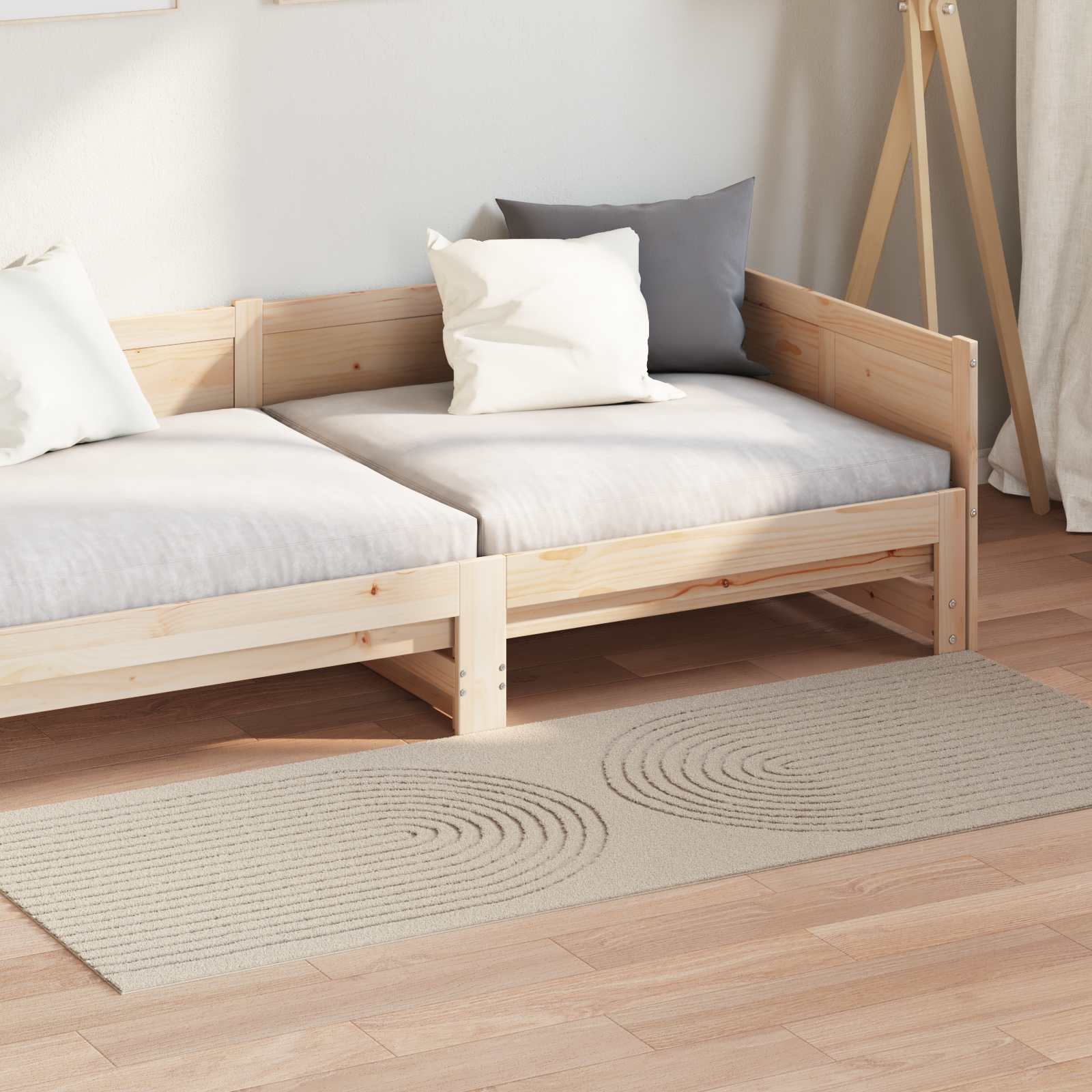 Bereichsteppiche Rechtwinklig GALATI Creme 150 x 80 cm