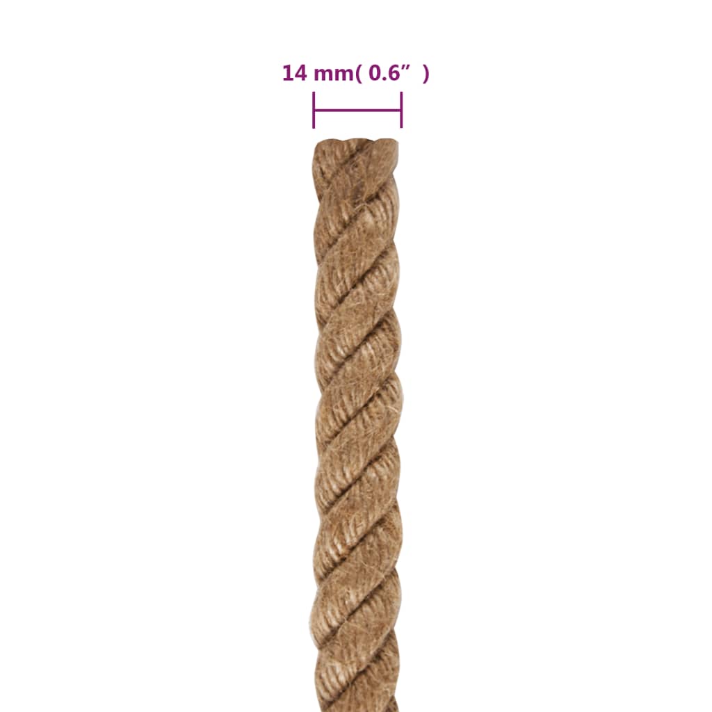 Seil 100 % Jute 10 mm 250 m