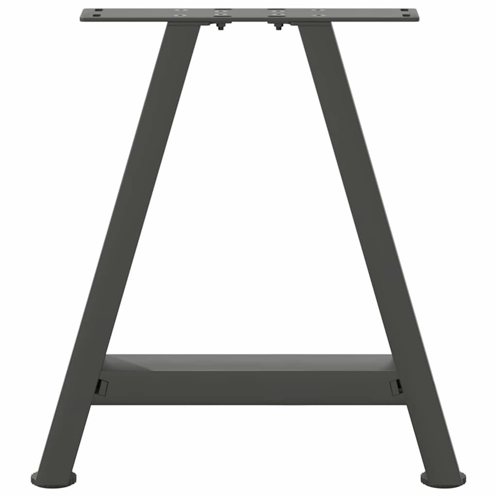 Couchtischbeine A-Form 2 Stk. 30x(30-31) cm Stahl