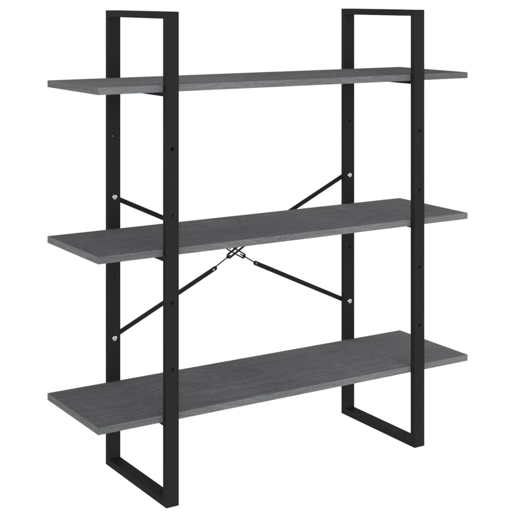 Bücherregal Weiß 100x30x105 cm Holzwerkstoff