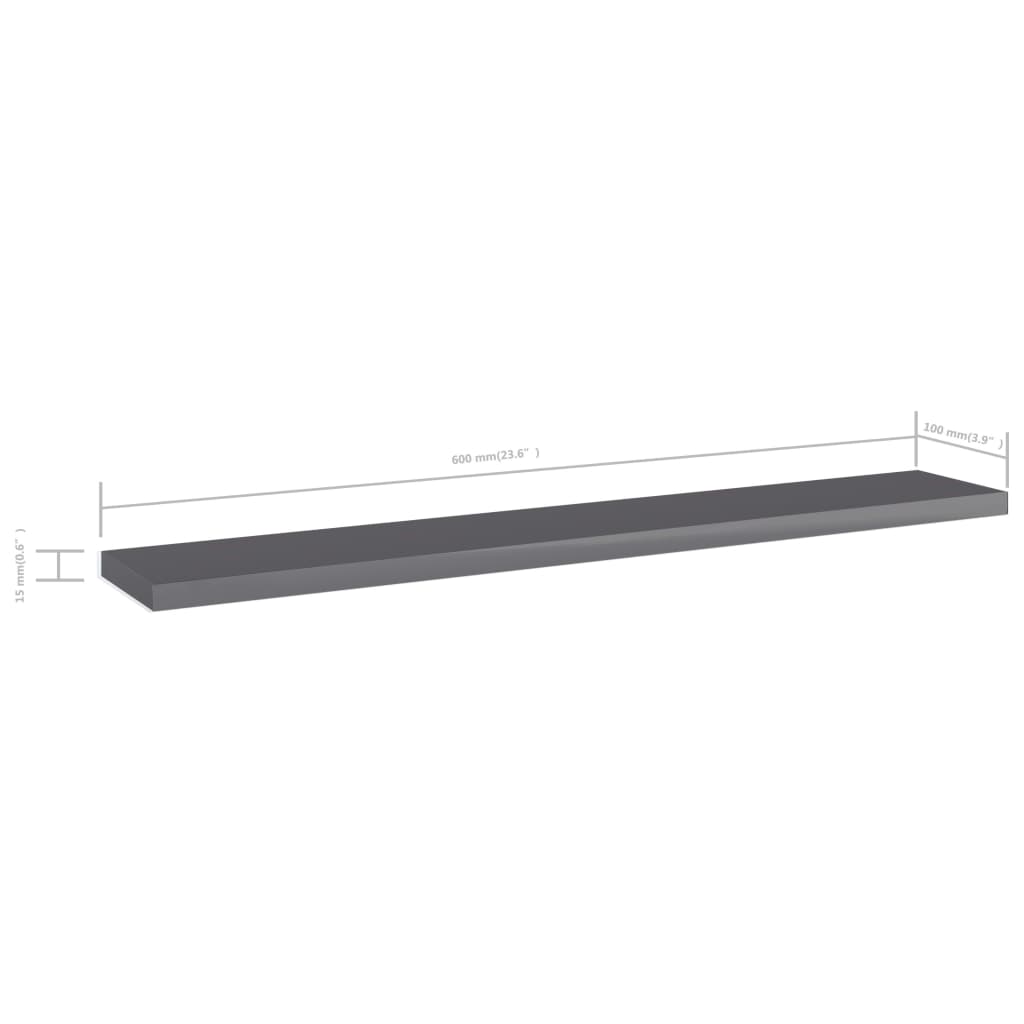 Bücherregal-Bretter 4 Stk. Weiß 40x10x1,5 cm Holzwerkstoff
