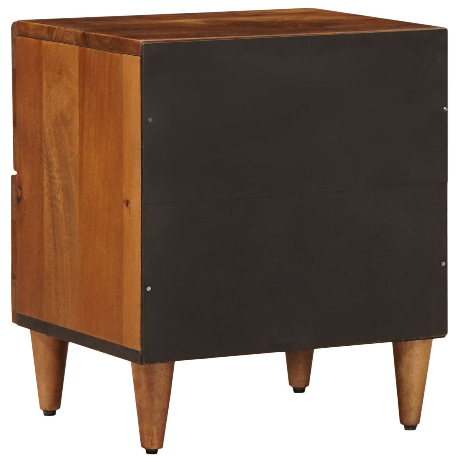 Nachttisch Braun 40 x 33 x 46 cm Massivholz Mango