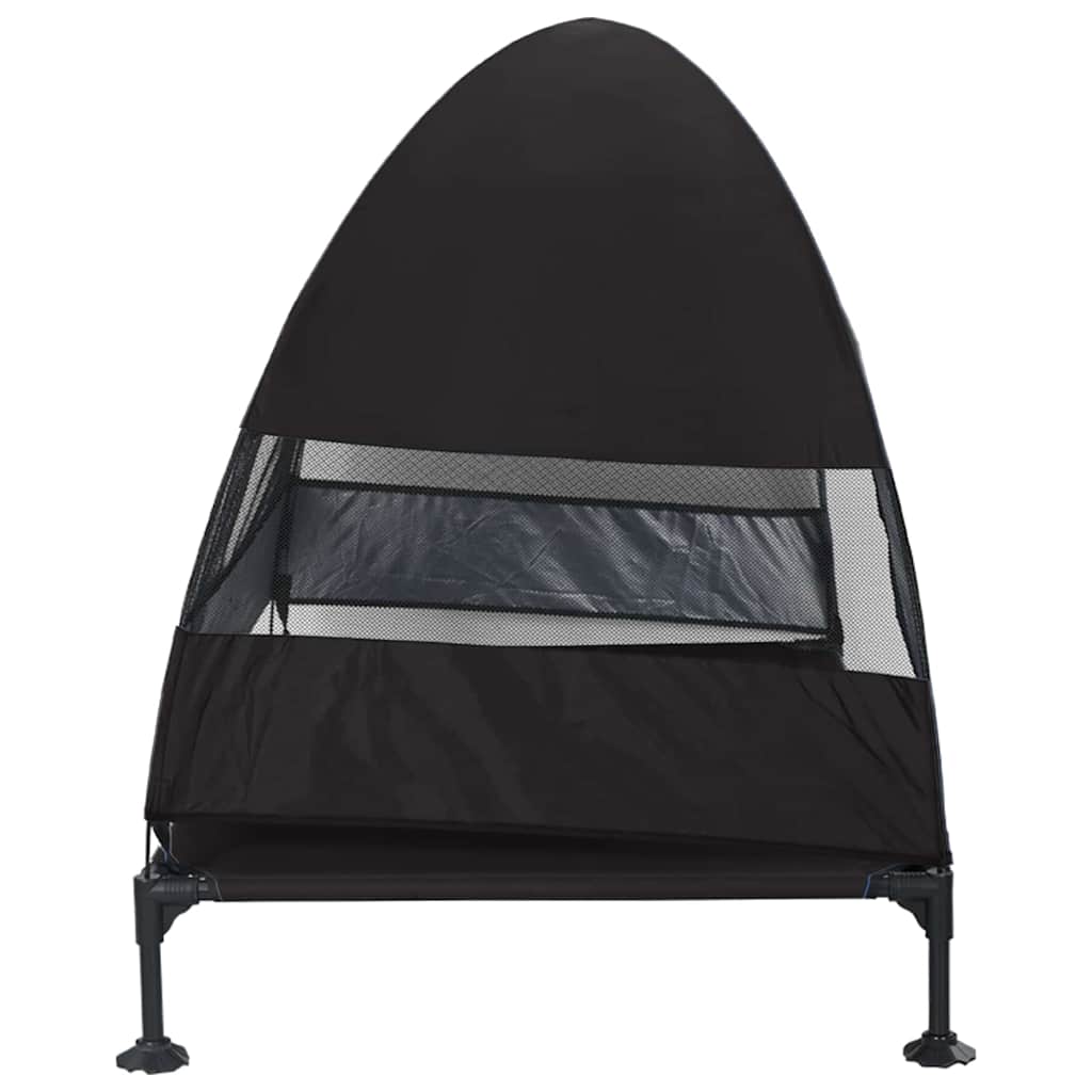 Hochgelegtes Hundebett Hellgrau 127 x 81 x 108 cm