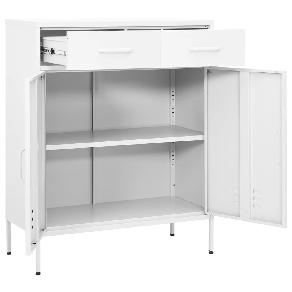 Lagerschrank Olivgrün 80x35x101,5 cm Stahl