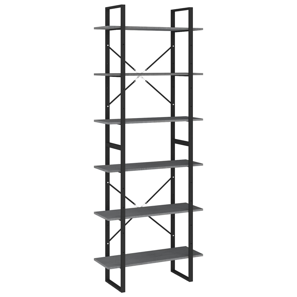 Bücherregal Weiß 80x30x105 cm Holzwerkstoff