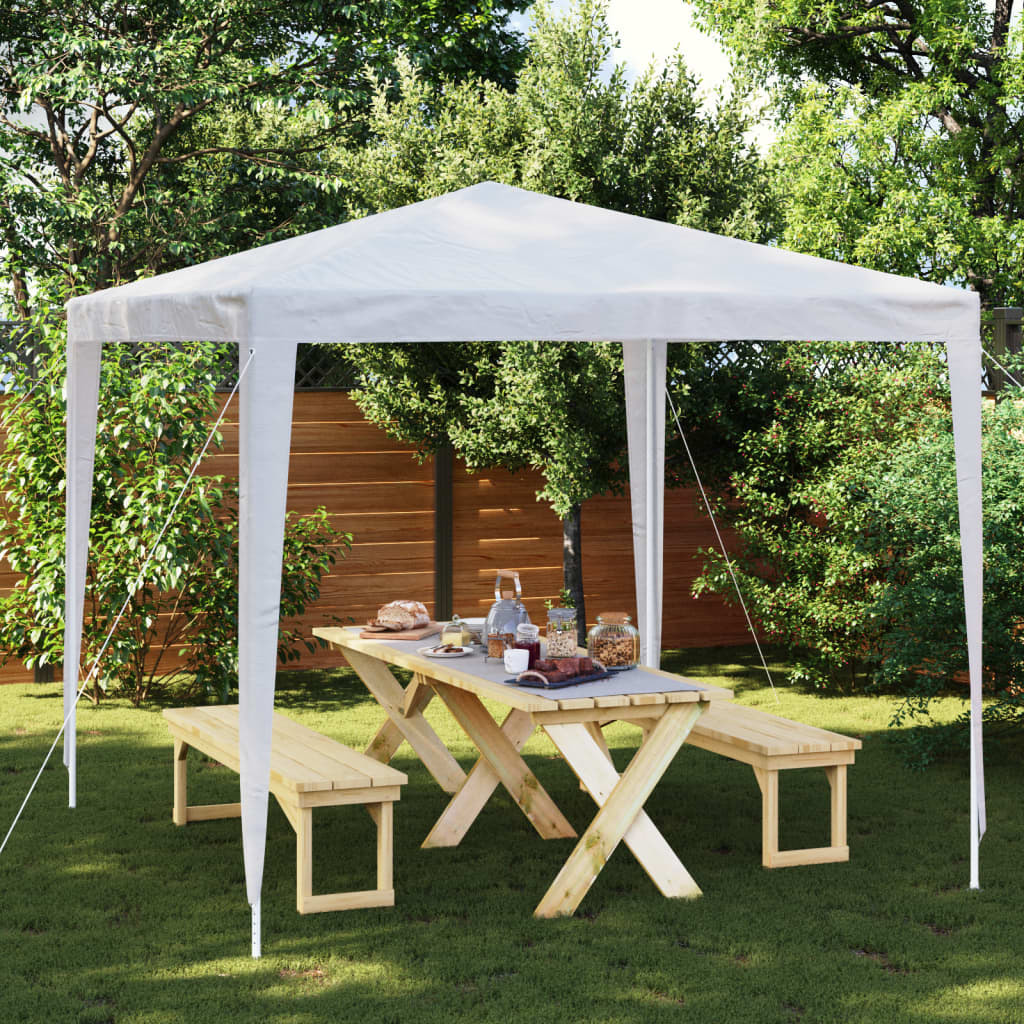 Party-Zelt 200 x 200 x 240 cm Rot PE und Stahl