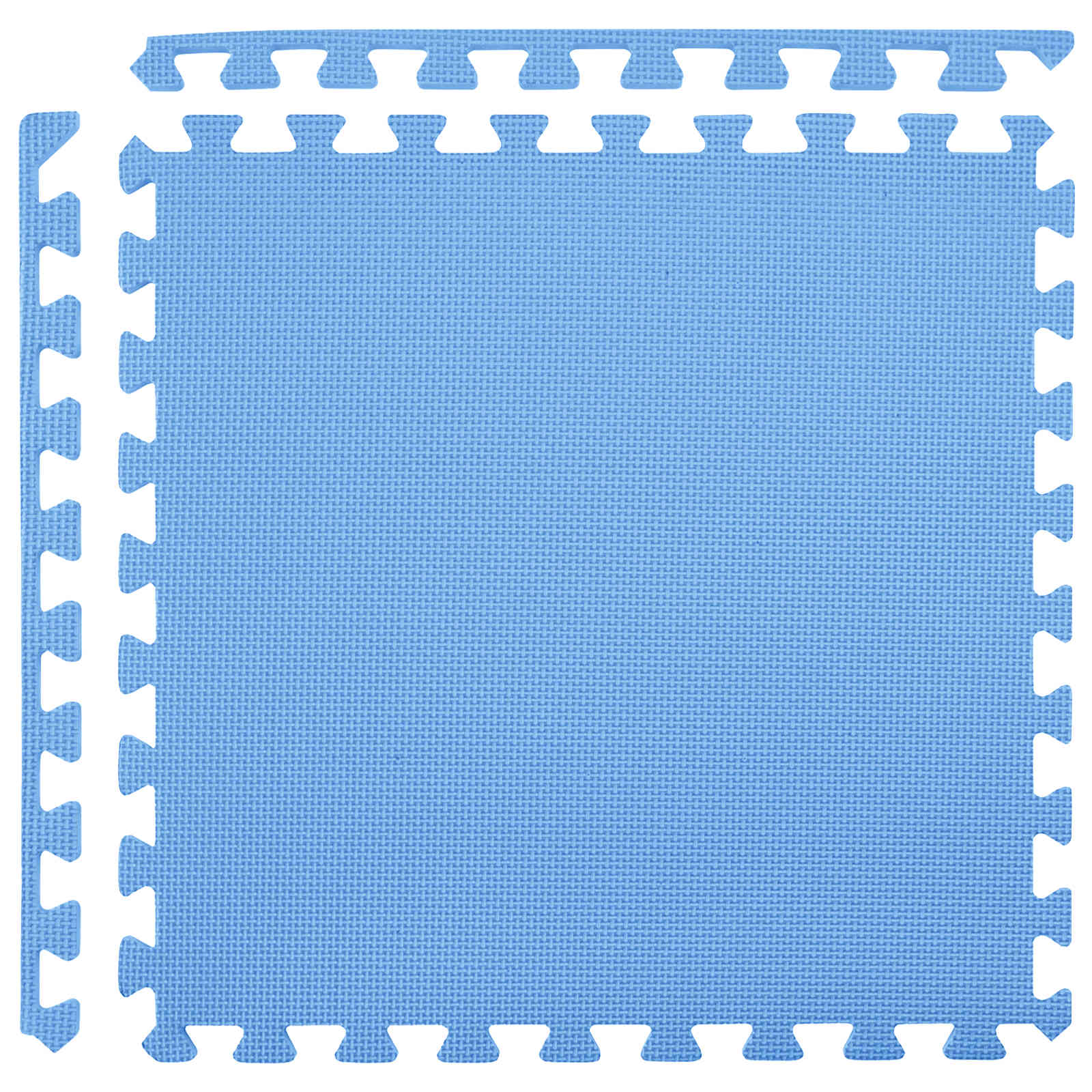 Pool Bodenteppich 6 pcs Schwarz 2,16 ㎡ EVA-Schaum