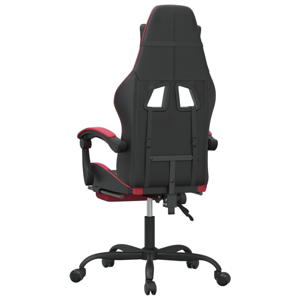 Gaming-Stuhl Schwarz und Golden Kunstleder