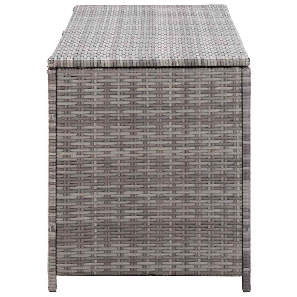 Garden-Auflagenbox Schwarz 150x50x60 cm Poly Rattan