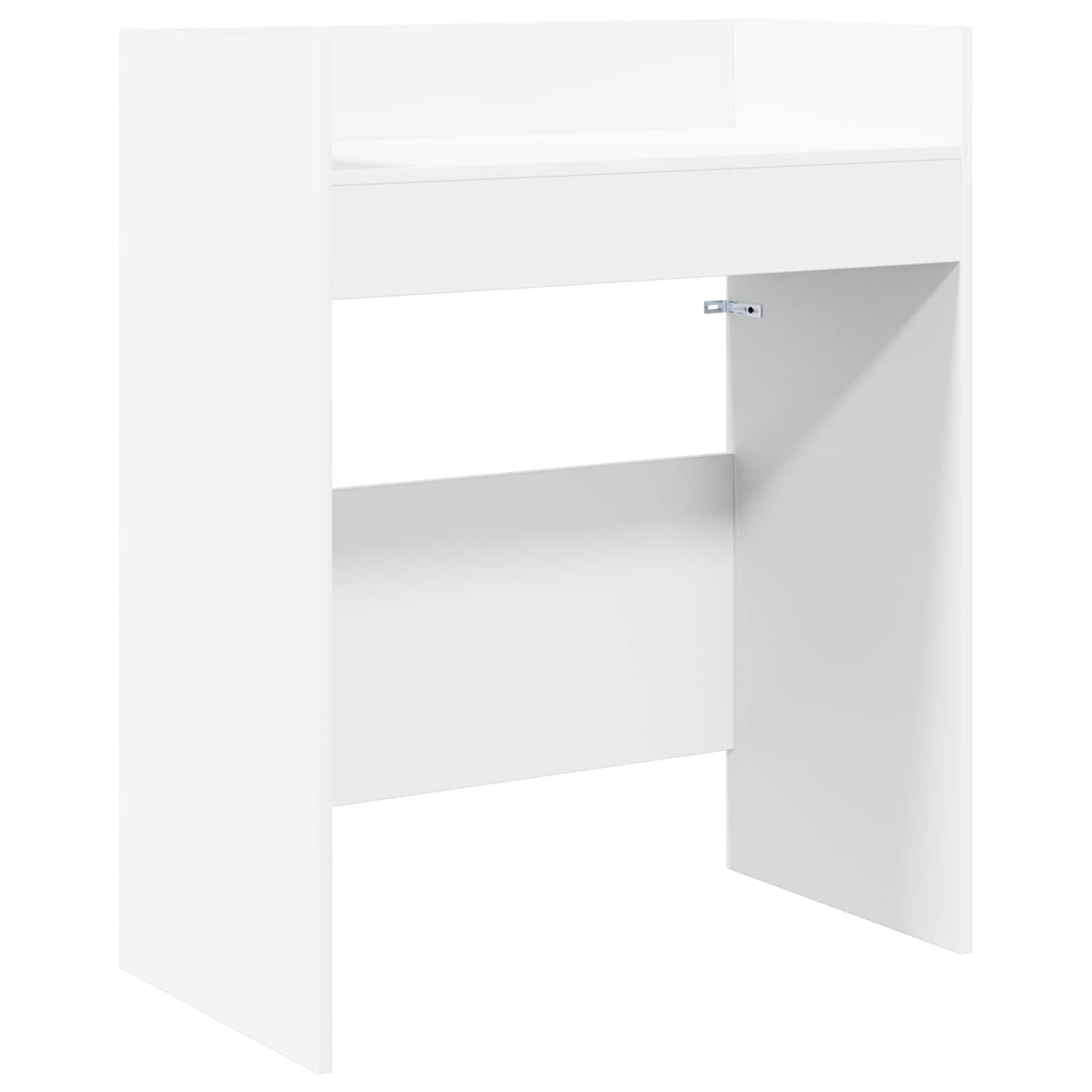 DJ Tisch Weiß 102 x 45 x 102 cm Holzwerkstoff