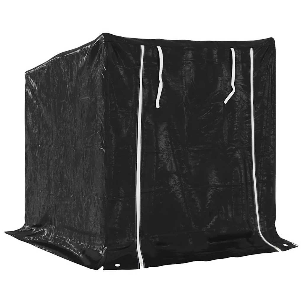 Brennholzregal mit Regenschutz 100,5x40,5x110,5 cm