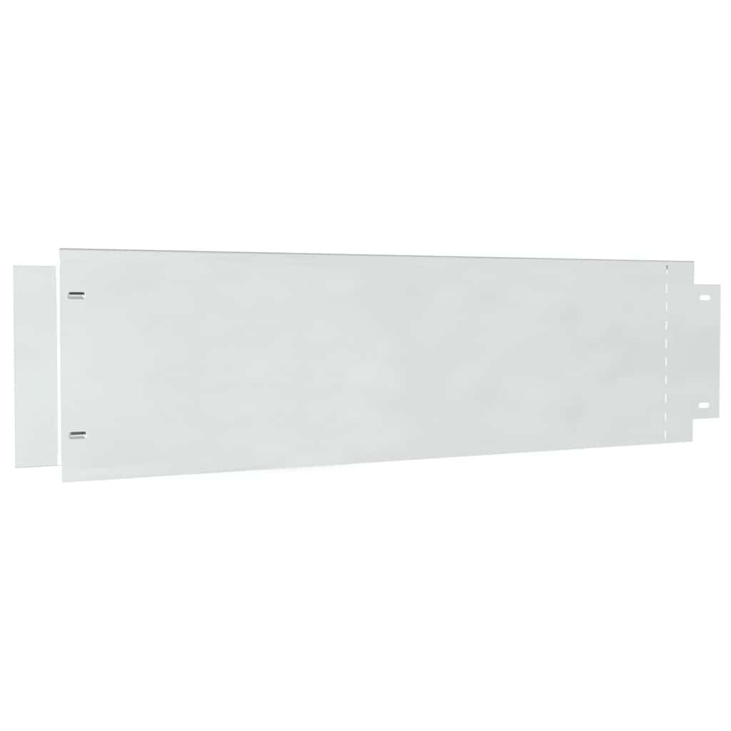 Flexible Rasenkante 5-er Set Verzinkter Stahl 100x14 cm