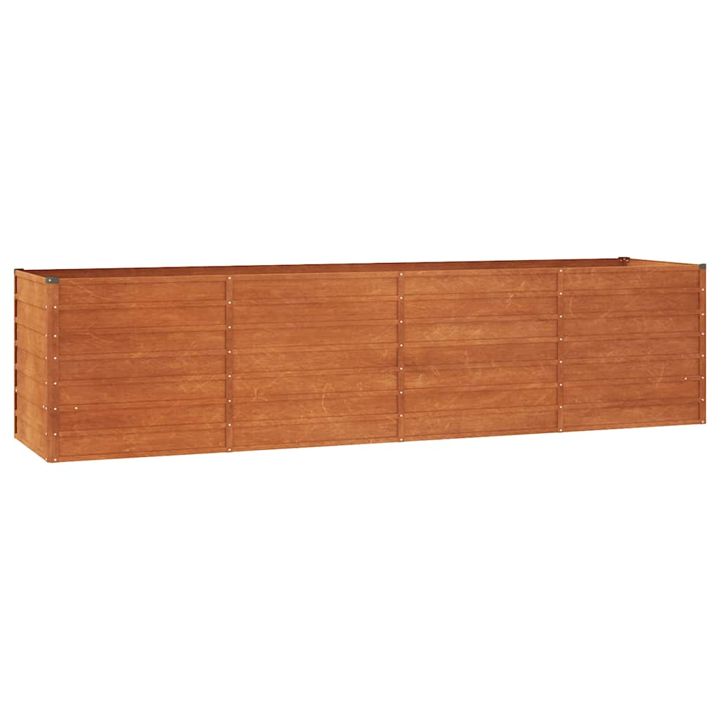 Hochbeet Rostig 100x100x77 cm Cortenstahl