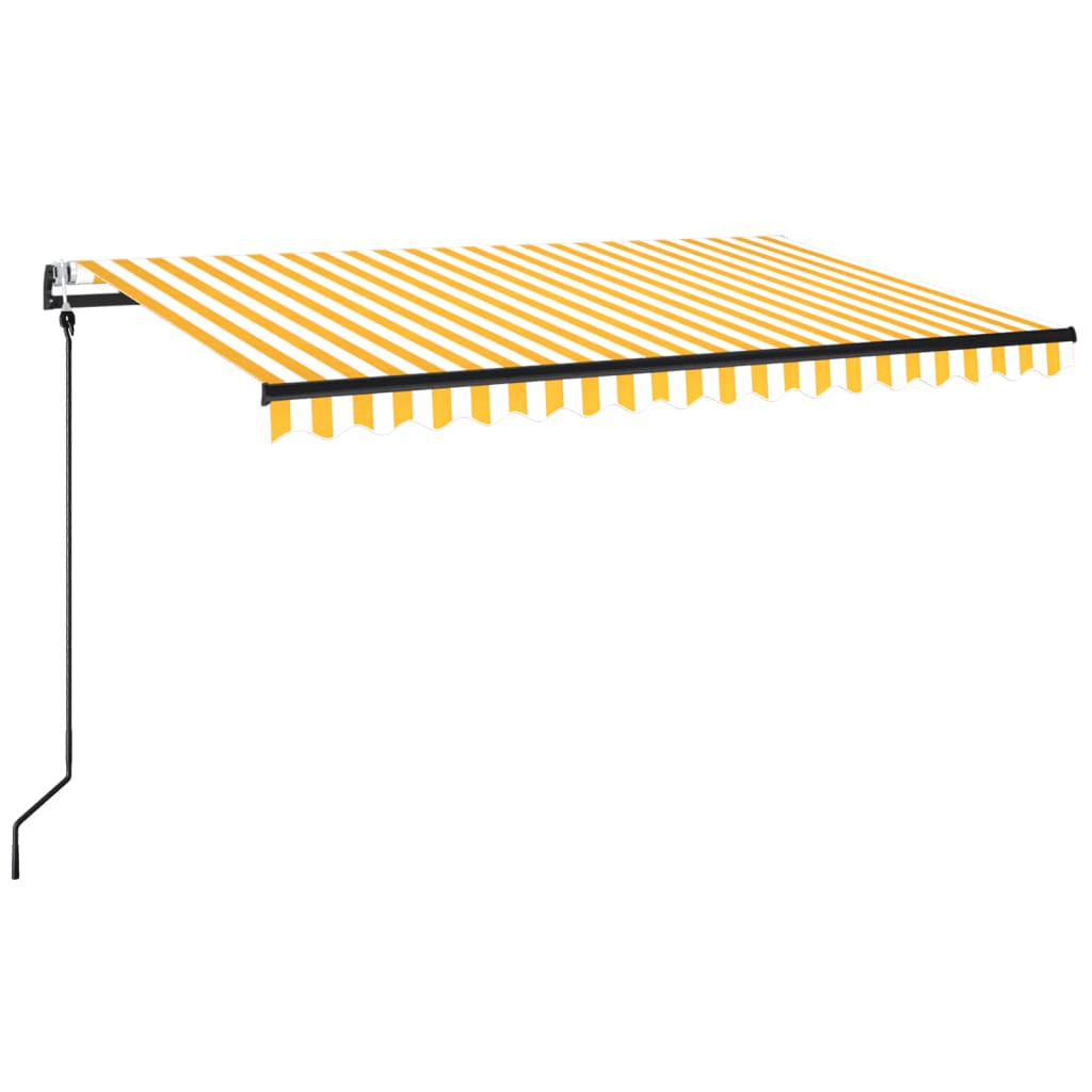 Markise Automatisch Einziehbar 350x250 cm Creme