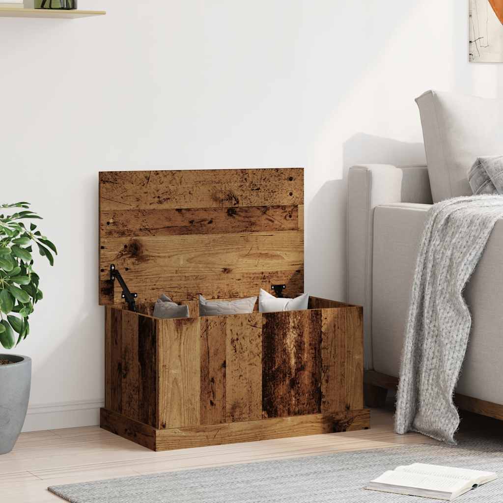 Aufbewahrungsbox Weiß 50 x 30 x 28 cm Holzwerkstoff