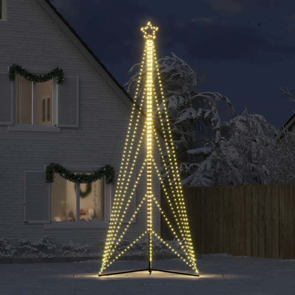 LED Weihnachtsbaum 363 LEDs Warmweiß 182 cm