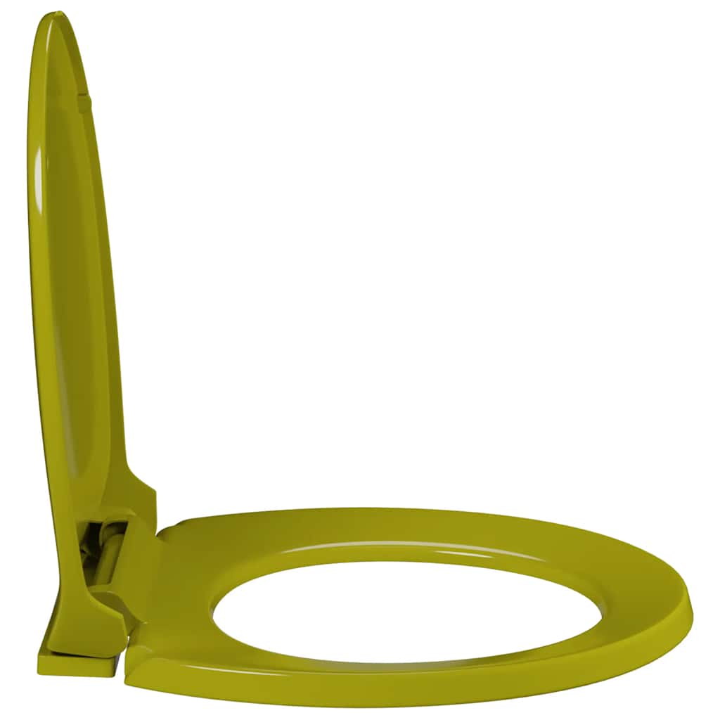 Toilettensitz mit Absenkautomatik Hellgrau Oval
