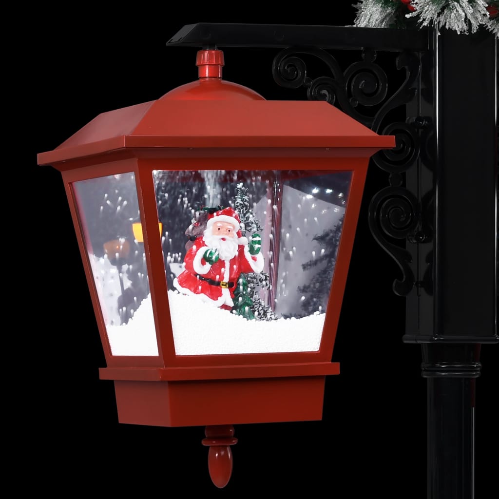 Weihnachts-Straßenlampe mit Weihnachtsmann 180 cm LED