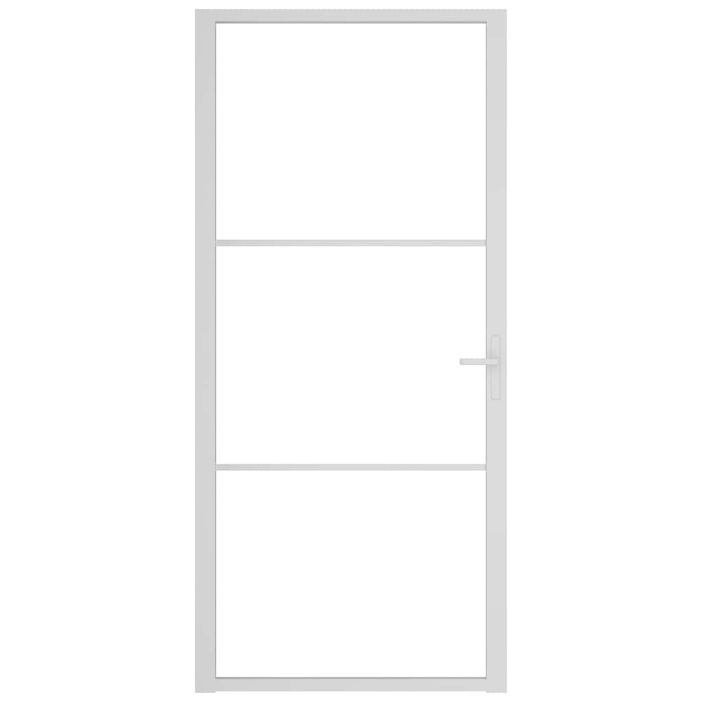 Innentür ESG Glas und Aluminium 76x201,5 cm Schwarz