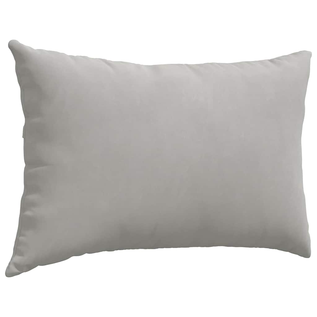 Sofakissen 2 Stück Taupe 50 x 30 cm Stoff