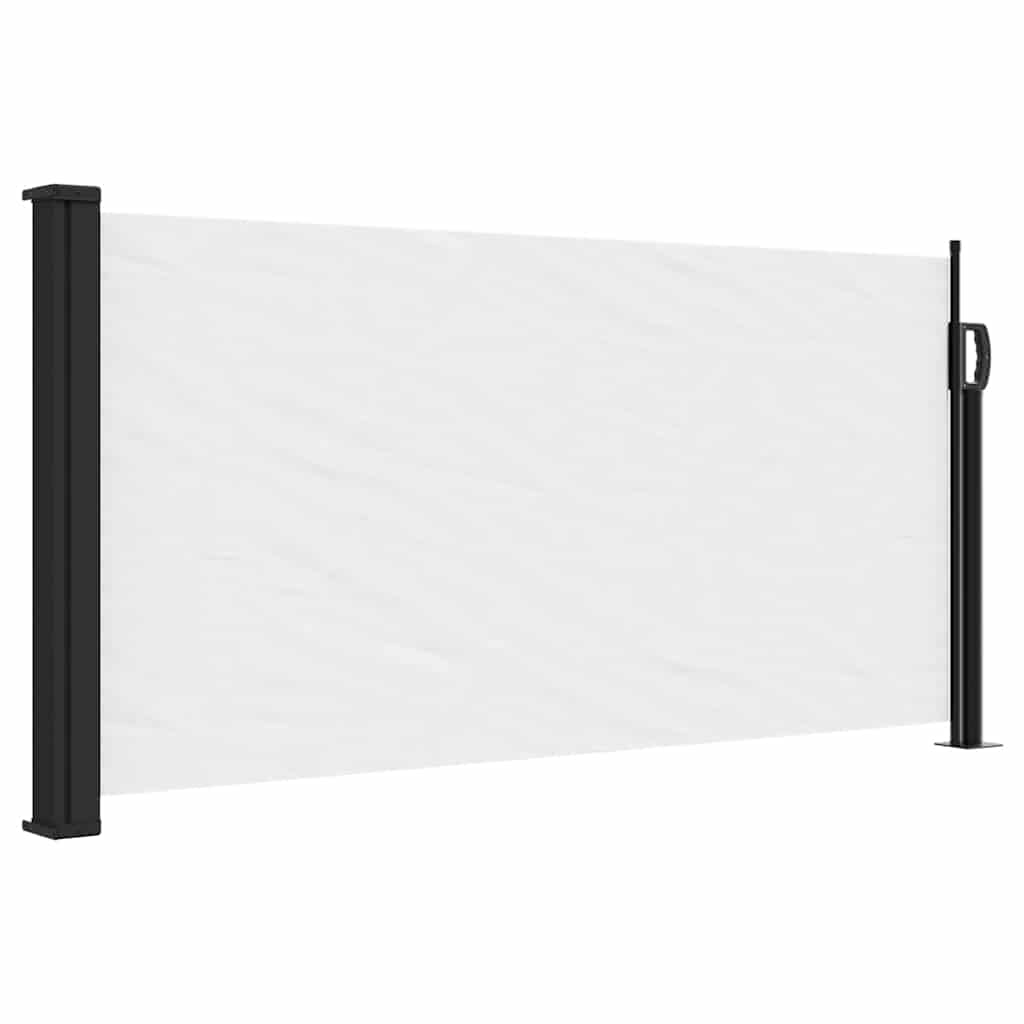 Seitenmarkise Ausziehbar Schwarz 100x300 cm