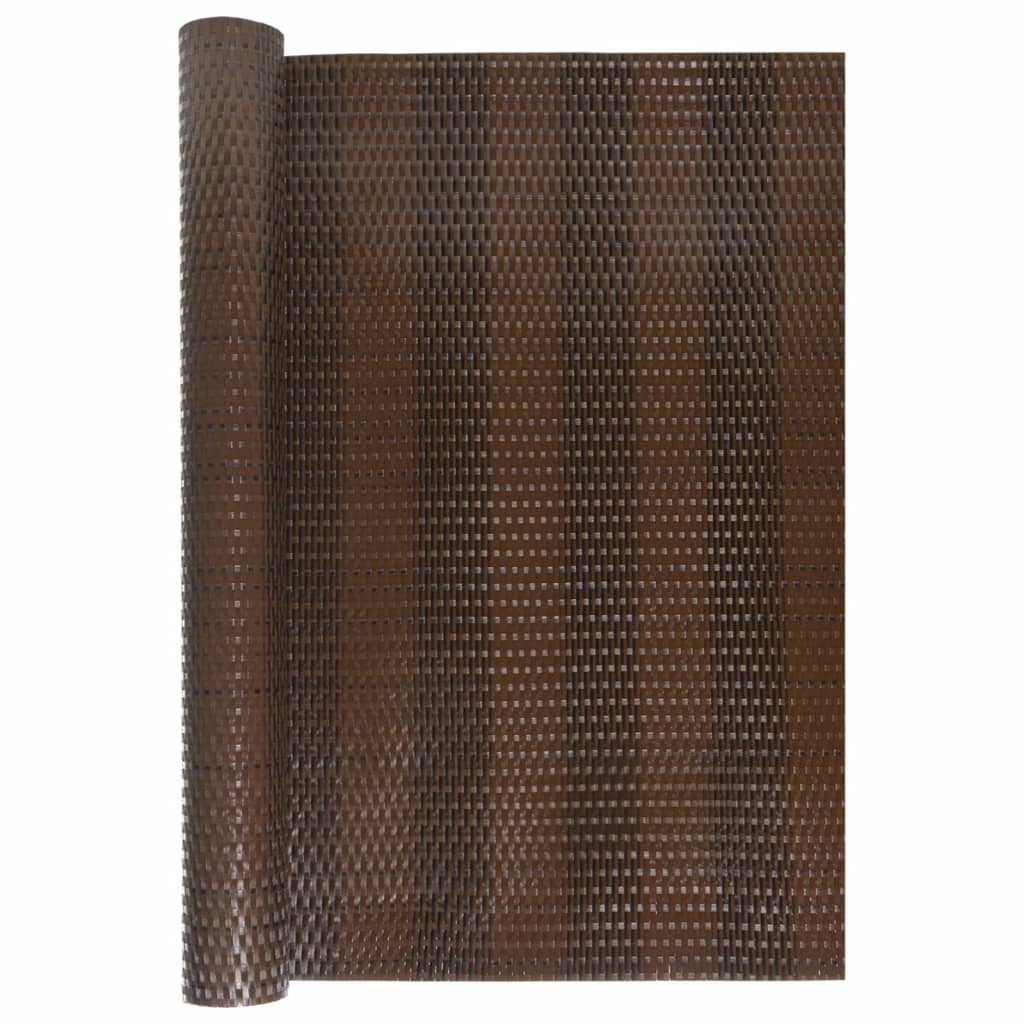 Balkon-Sichtschutz Anthrazit 300x90 cm Poly Rattan