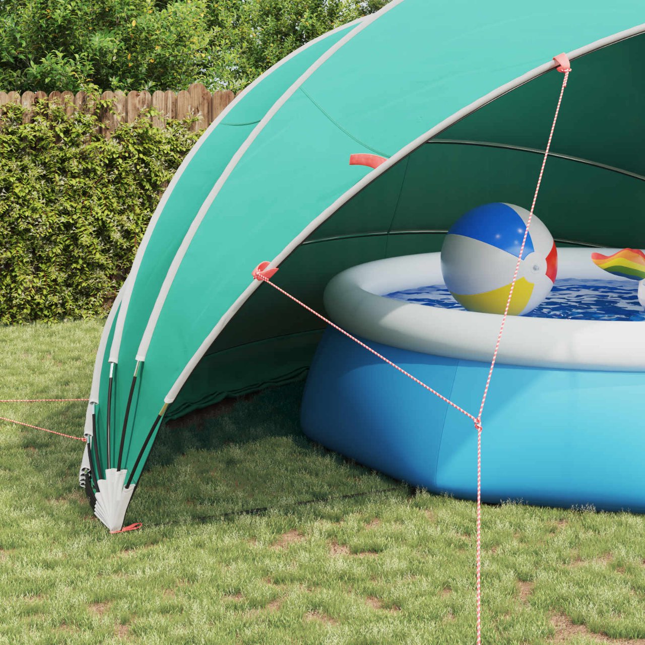 Pool-Dome 336 x 322 x 160 cm 185T Polyester mit PU-Beschichtung