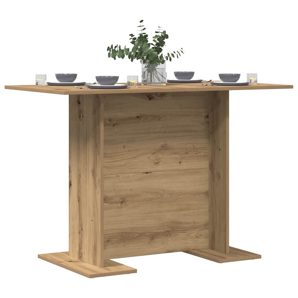 Esstisch Weiß 110x60x75 cm Holzwerkstoff